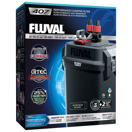 Fluval 407 Canister Filter Up to 100 Gallons
