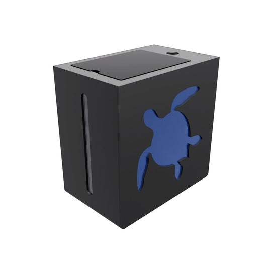 Tenecor® Aquarium ATO Reservoir 16x10x16 10 Gallon Black/Neon Blue - Turtle