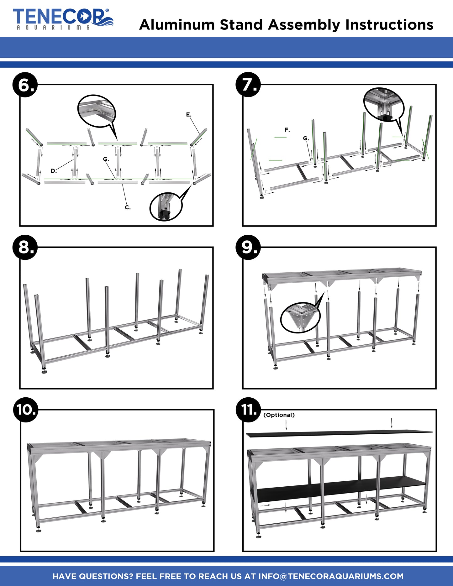 Magnum Open Frame Stand Assembly Instructions