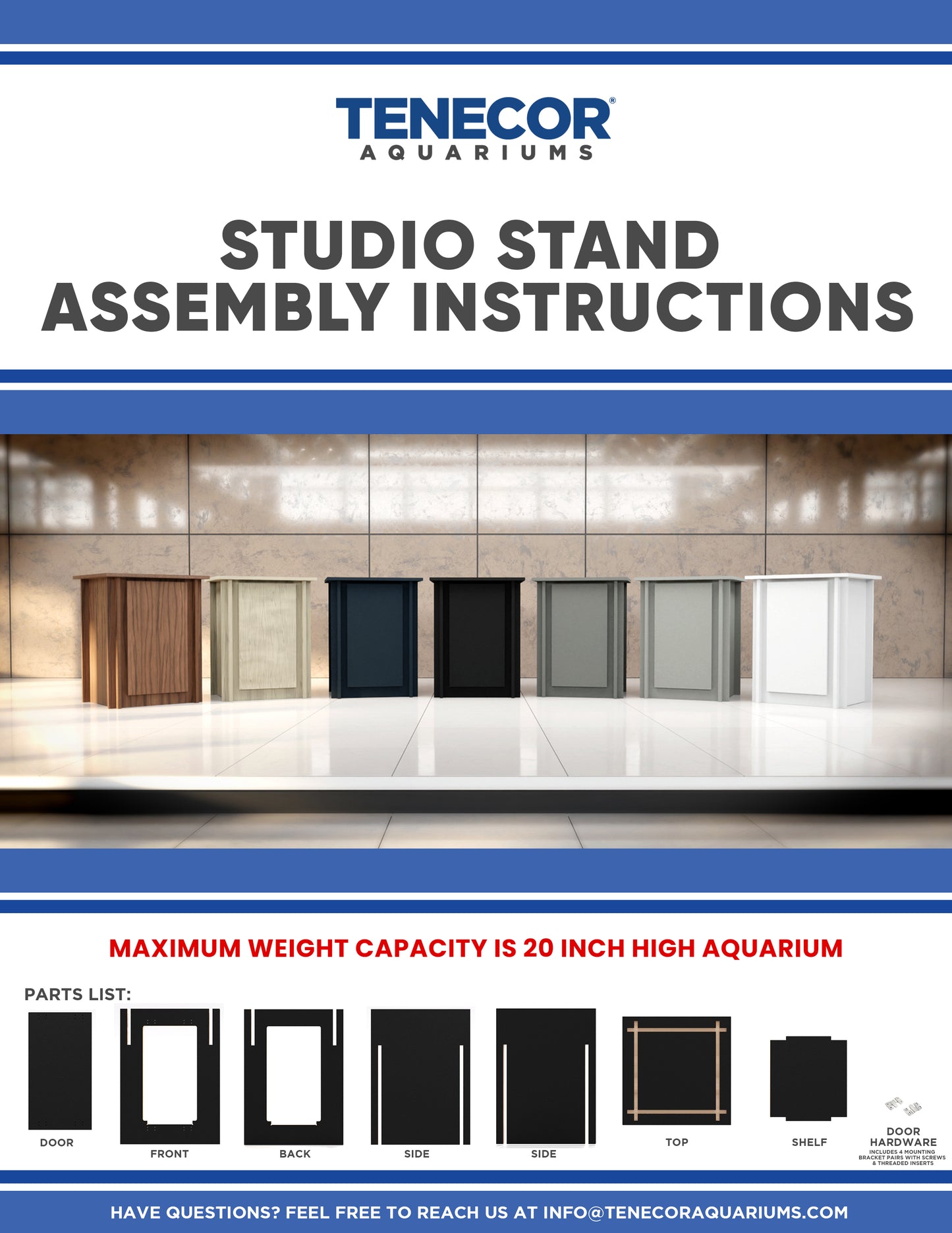 STUDIO Screwless Stand Assembly Instructions