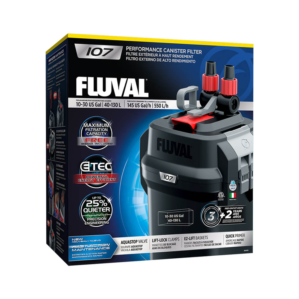 Fluval 107 Canister Filter Up to 30 gallons