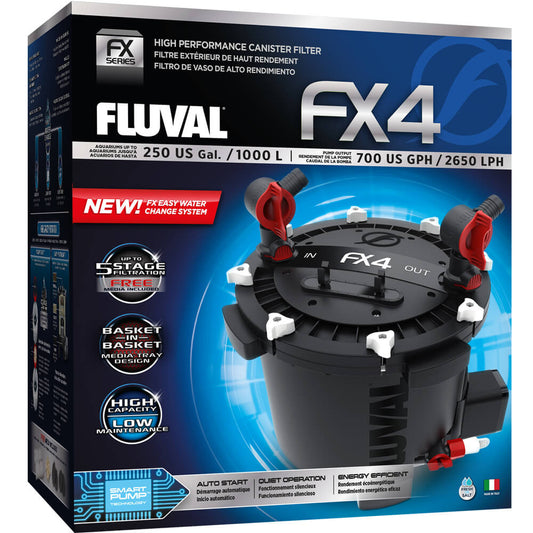 Fluval FX4 Canister Filter Up to 250 Gallons