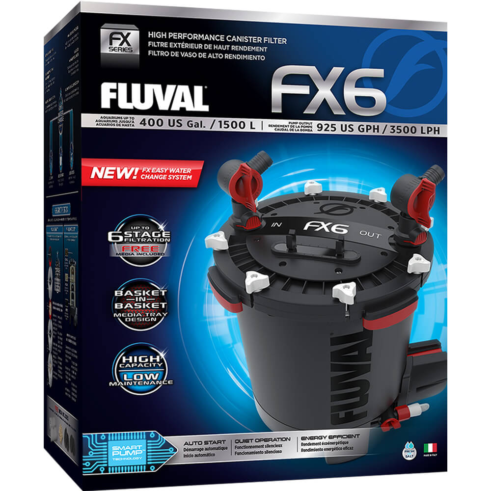 Fluval FX6 Canister Filter Up to 400 Gallons